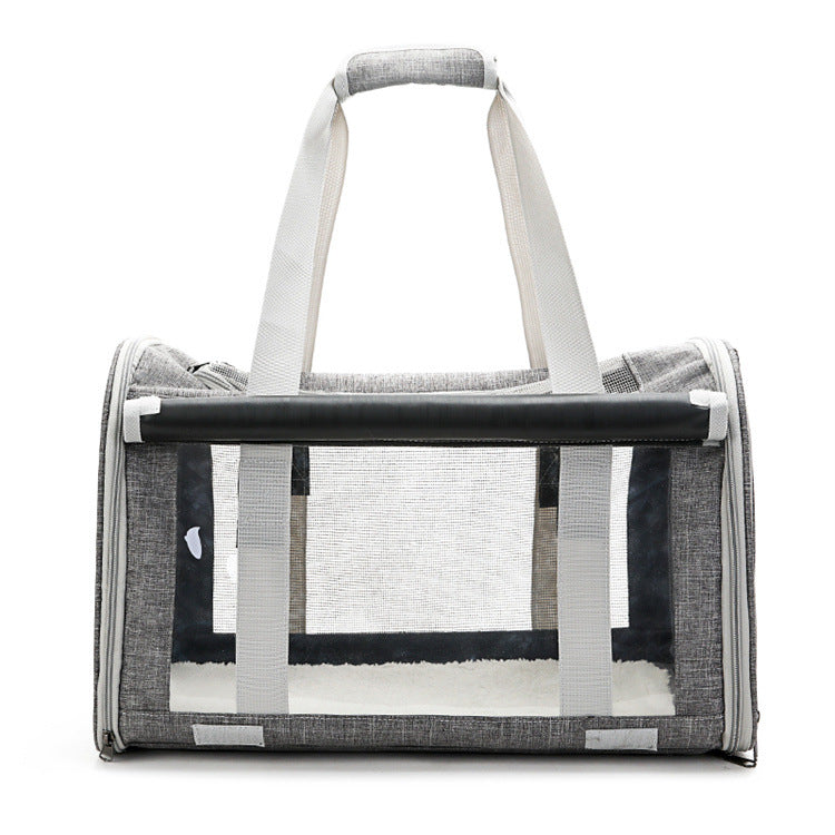 Pet Bag Transparent Breathable Foldable Pet Bag