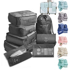 8-piece Set Travel Luggage Bag